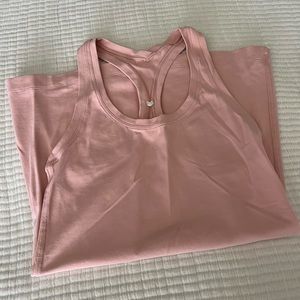 Lululemon raceback tank top. Size 4. Pink.